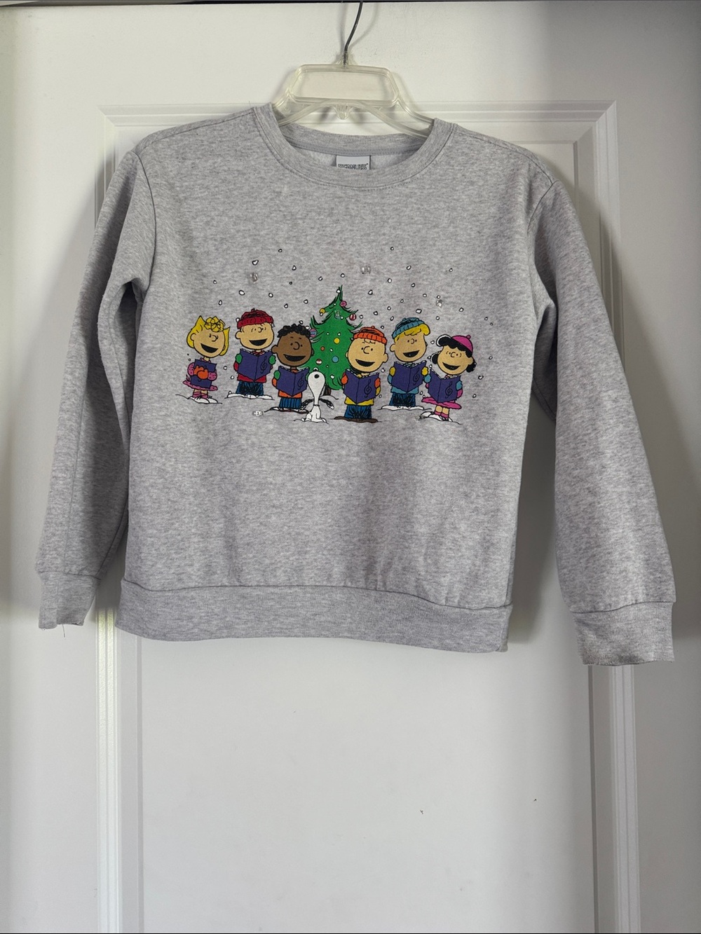 Peanuts Holiday Crewneck Sweatshirt - Light Gray (1067)